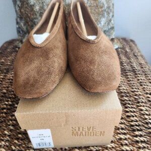 Steve Madden Leni Chestnut Suede, size 9.5 – New, with box
